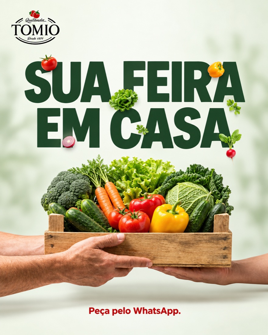 Sua feira em casa