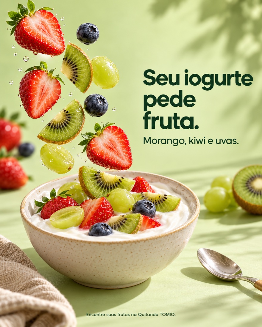 Seu iogurte pede fruta